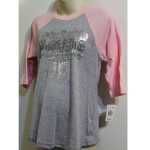 Maternity Baseball Jersey Top Size L 12 14